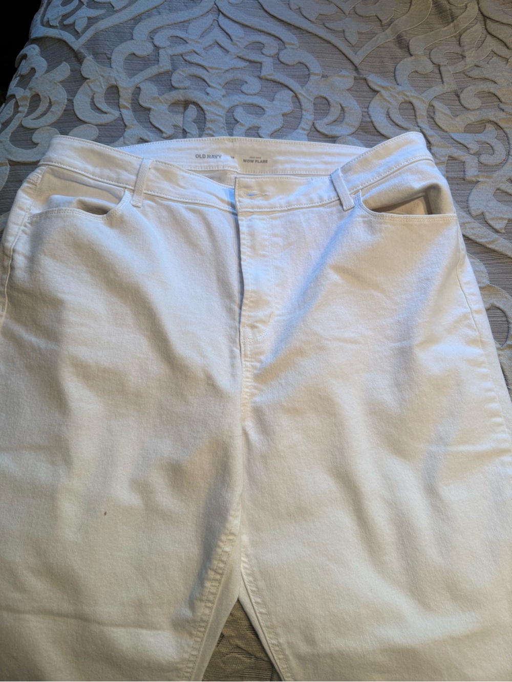 Old Navy WOW Flare Leg Jeans - White